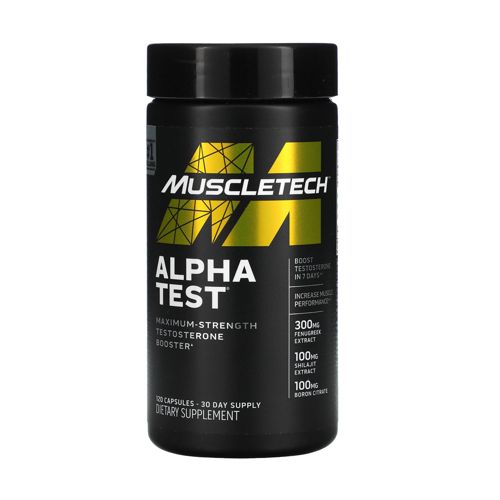 Muscletech Alpha Test-60Serv.-120Caps.