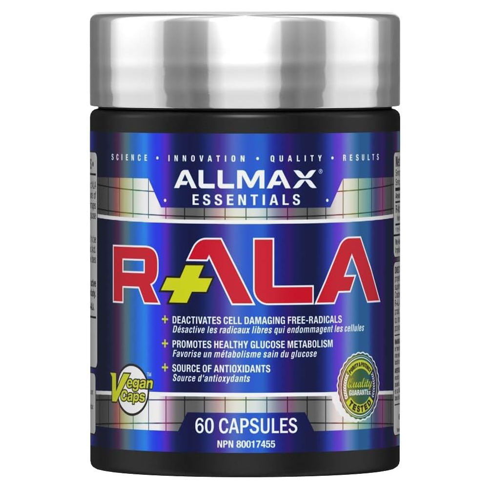 AllMax R+ALA Antioxidant.-60Serving.-60Capsules