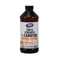Now Sports Triple Strength L-Carnitine 3000MG.-32Sev.-473ML.-Citrus Flavor