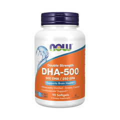 Now Foods Double Strength DHA-500 90Serv.-90Softgels