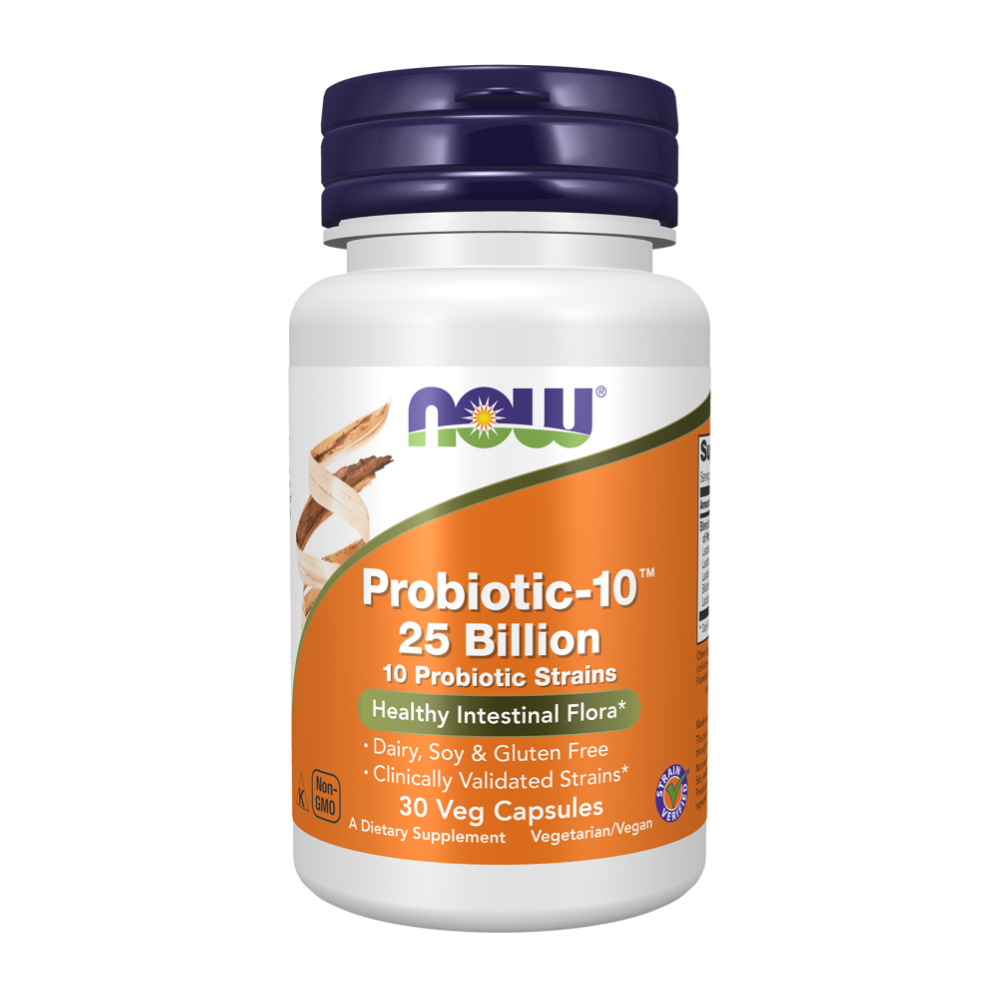 Now Foods Probiotic-10, 25Billion-30Serv.-30Veg.Caps