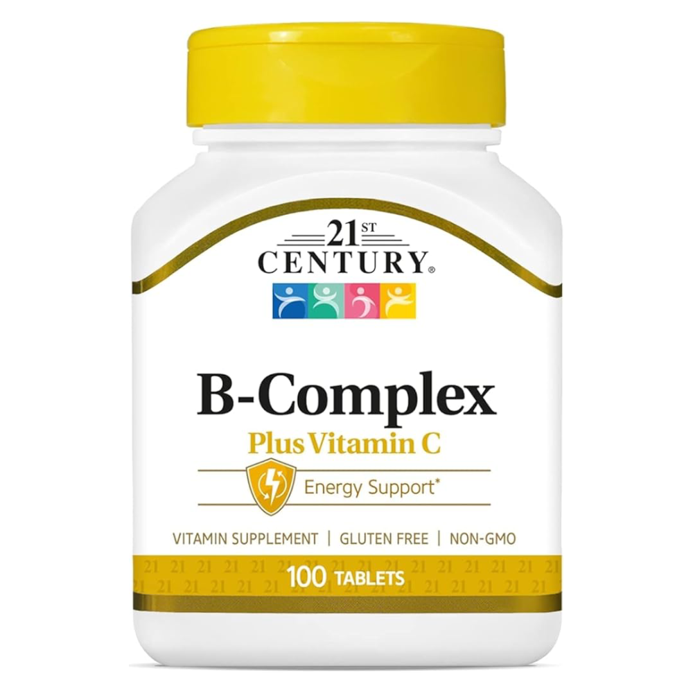 21st Century Healthcare B Complex Plus Vitamin C.-100 Tablets