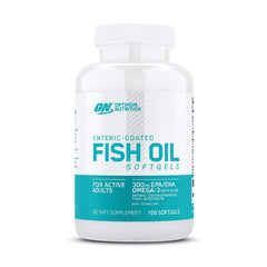 Optimum Nutrition Enteric-Coated Fish Oil-100Serv.-100Caps.