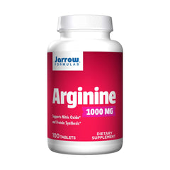 Jarrow Formulas Arginine 1000Mg-100Serv.-100Tablets