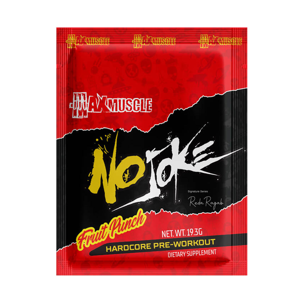 Max Muscle No Joke Hardcore Pre-workout Reda Ragab Signature Series-1Serv.-19.24G
