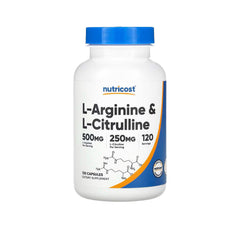 Nutricost  L-Arginine & L-Citrulline-120Serv-120Capsules