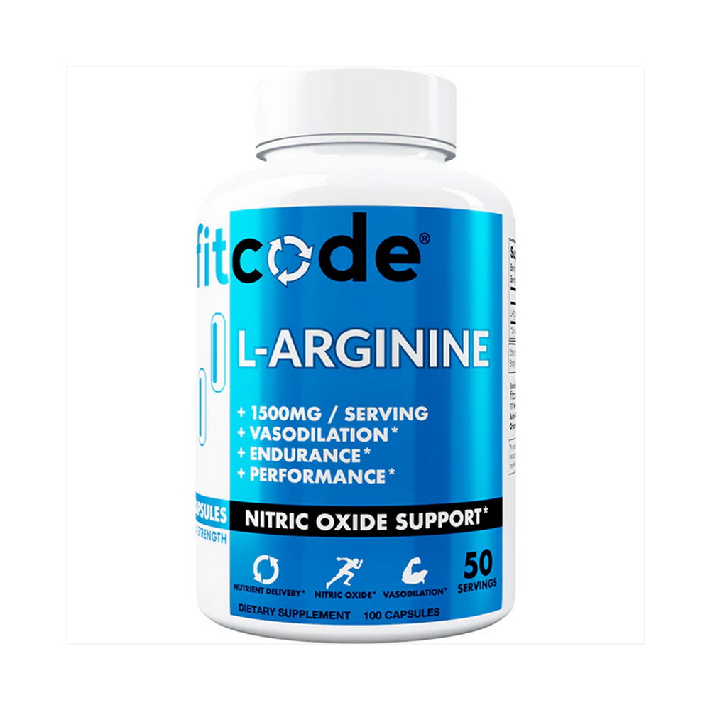 Fitcode L-Arginine 1500MG.-50Serv.-100Capsules