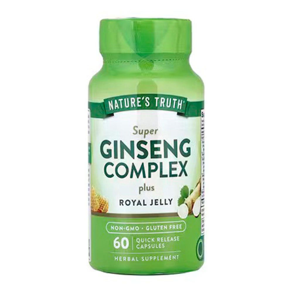 Natures Truth Super Ginseng Complex Plus Royal jelly-30Serv-60Capsules
