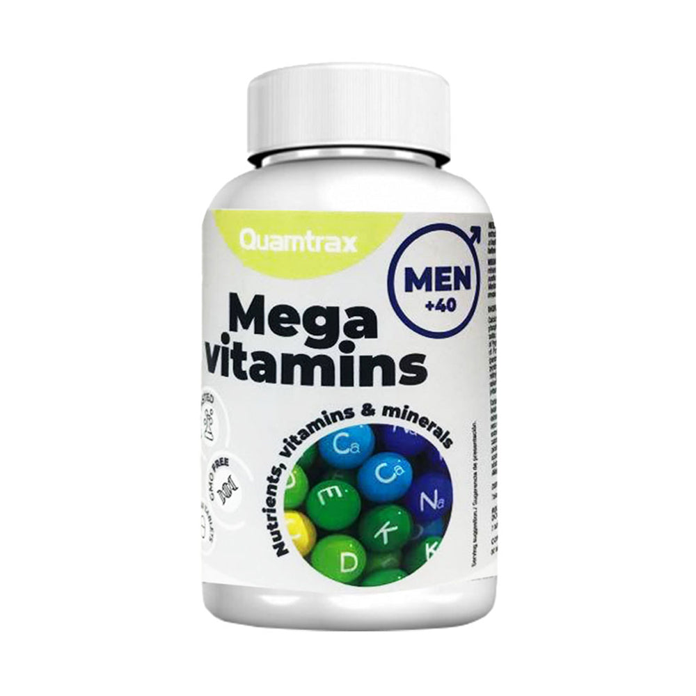 Quamtrax Mega Vitamins Men+40-30Serv.-60Caps