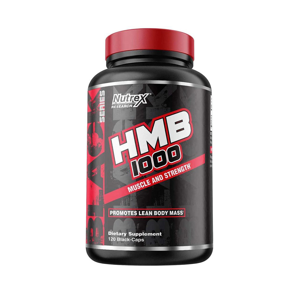 Nutrex Research HMB 1000 Muscle And Strenght-60Serv.-120Black Caps.