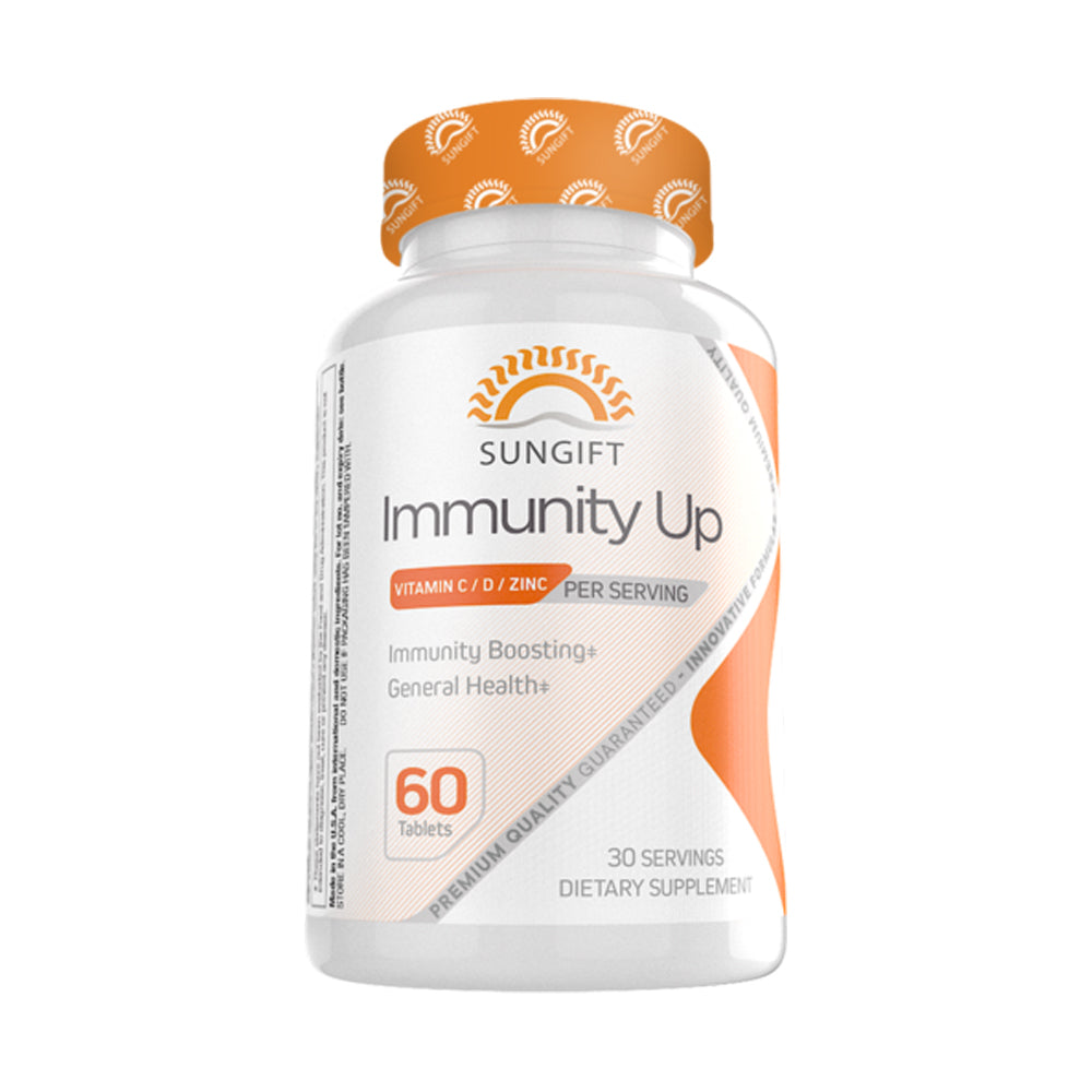 Sun Gift Immunity Up Vitamin C,D&Zinc-60Serv.-60Tablets