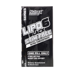 Nutrex Research Lipo6 Black Stim-Free-60Serv 60 Capsules
