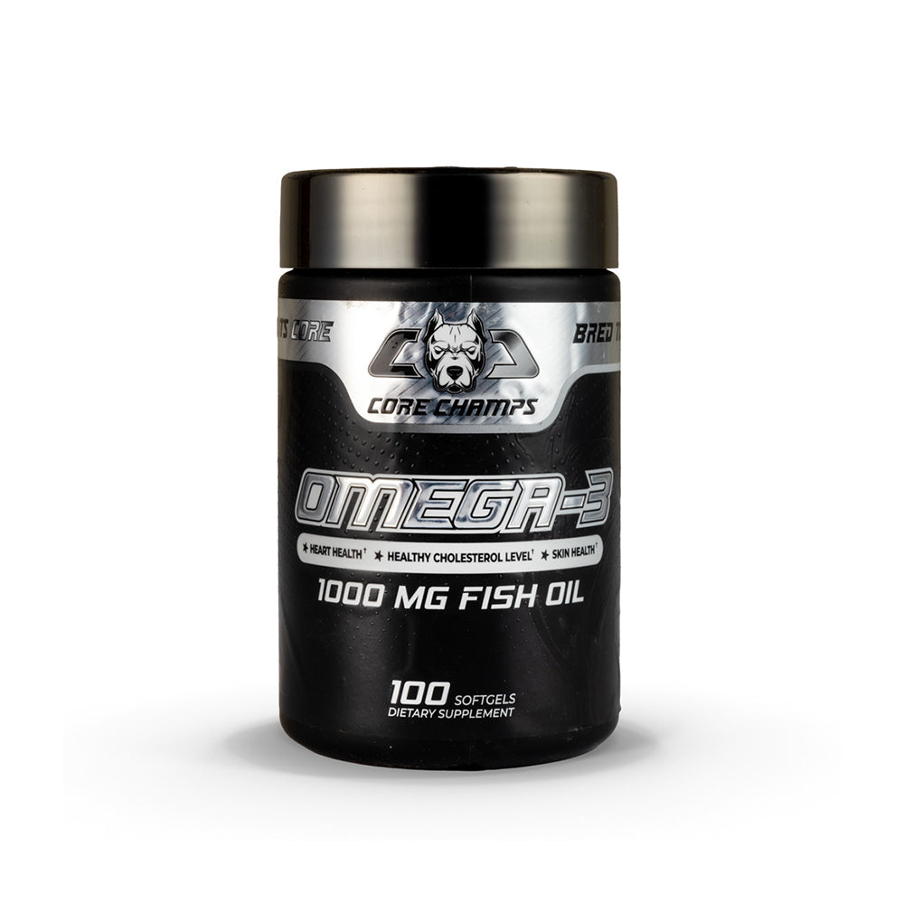 Core Champs Omega-3 1000MG Fish Oil-100Serv.-100SoftGels