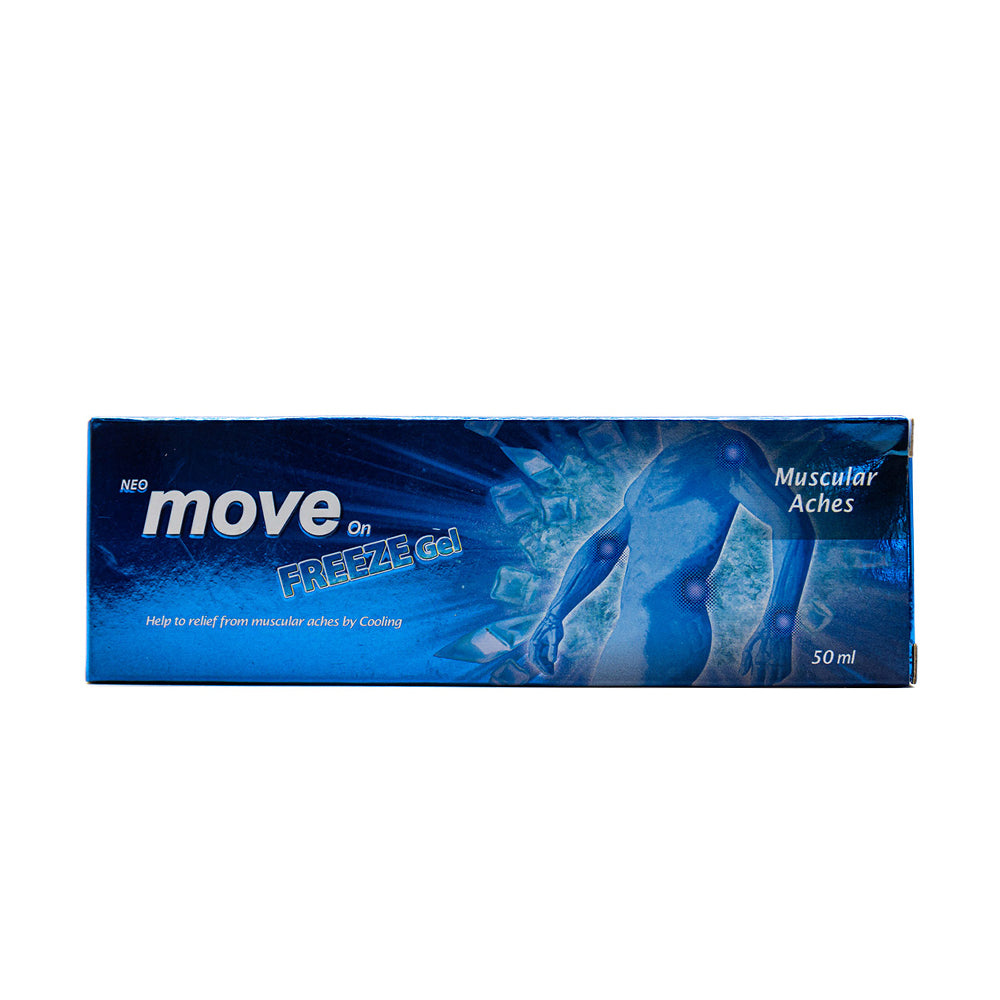 Neo Move On Freeze Gel Help To Relief From Muscular Aches By Cooling-50Gm