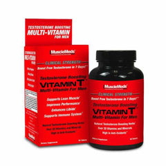Musclemeds Testosterone Boosting Vitamin T Multi-Vitamin For Men-30Serv.-90Tablets.