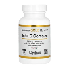 California Gold Nutrition Total C Complex 500 Mg.-60Veggie Capsules