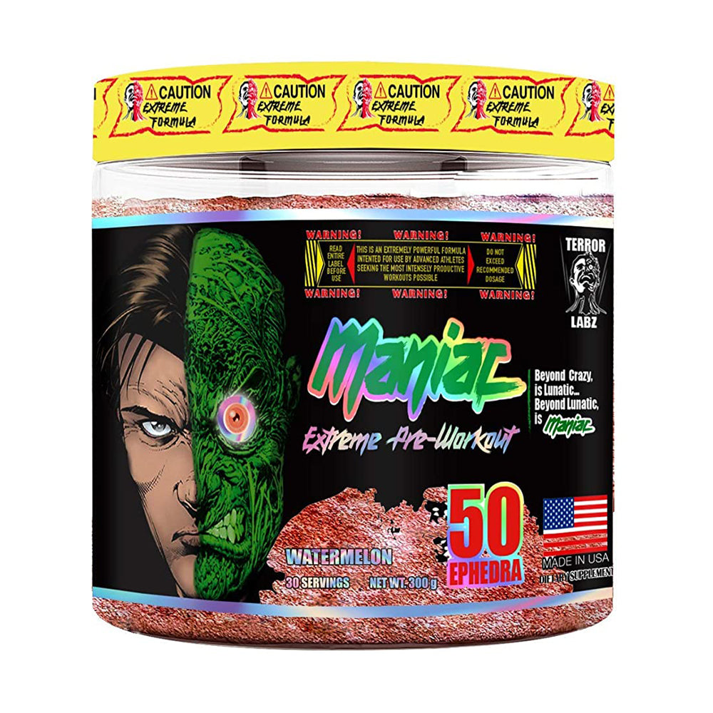 Terror Labz Maniac Extreme Pre-Workout-30Serv.-300g-Watermelon