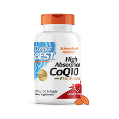 Doctor's Best High Absorption Co-Q10 With Bio Perine-60Serv.-60 Soft Gels