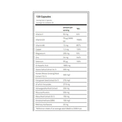 Applied Nutrition Test-X Testosterone Support-30Serv.-120Capsules