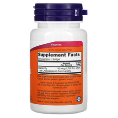 Now Foods High Potency Vitamin D3 10000 IU-120Serv.-120Softgels.
