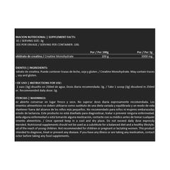 Big Man Creatine Monohydrate-166 Serv.-500G.-Unflavored