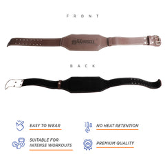 Max Muscle Leather Belt Brown