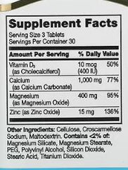 21st Century Calcium Magnesium Zinc+D3.
