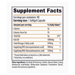 Dexter Supplements Omega3-1000Mg.-90Serv.-90Soft Gels