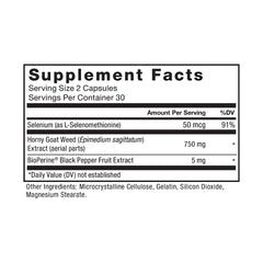 Force Factor Horny Goat Weed-30Serv.-60Caps.