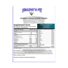 Healthy N' Fit Anabolic Amino 10,000-30Serv.-600G