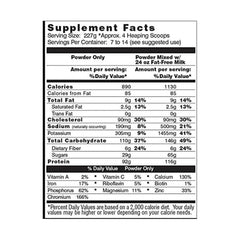 Healthy N' Fit Anabolic Muscle Natural Mass Gainer V2.0-7to14Serv.-1589G-Strawberry Shake