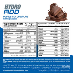 Muscle Add Hydro Add 100%Hydrolyzed Whey Protein Fastest Absorption-50Serv.-1900G