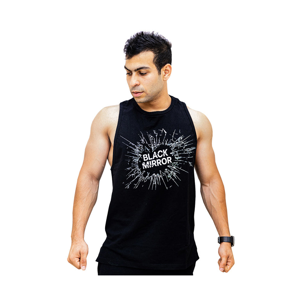 Muscle Add Black Mirror T-Shirt