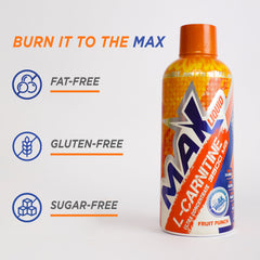 Max Muscle Max Liquid L-Carnitine 3500MG-32Serv.-480Ml