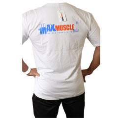 Max Muscle T-Shirt  White-Over Size