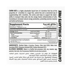 Muscle Add Carni Add 3000MG-32Serv.-480Ml