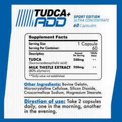Muscle Add TUDCA ADD 60Serv.-60 Capsules.