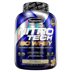 Muscletech Nitrotech 100% Iso Whey-77Serv.- 2.28KG
