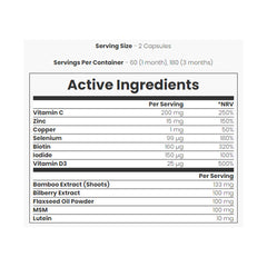 My Vitamins Hair, Skin&Nails-90Serv.-180Caps.