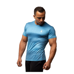 X Line X Dot T shirt - Dark Turquois