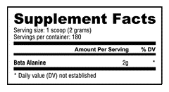 Nutra Bio Beta-Alanine-180Serv.-360G