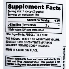 Nutra Bio L-Citrulline Pure Grade Amino Acid-150Serv.-300G