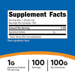 Nutricost Agmatine.-100Serv.-100G.