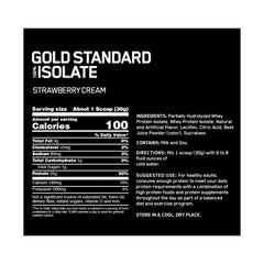 Optimum Nutrition Gold Standard 100% Isolate-76Serv.-2.28KG