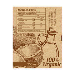 Organic Nation Coconut Oil Jar-250Ml
