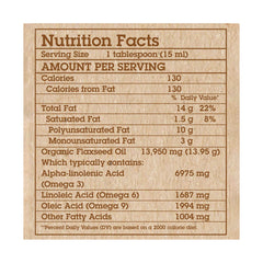 Organic Nation Flax Seed Oil-250Ml