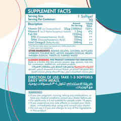 Organic Nation Perfect Omega3 With Vitamin D3