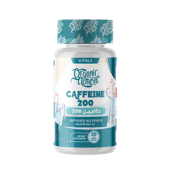 Organic Nation Caffeine 200-30Serv.-30Hard Gelatin Capsules