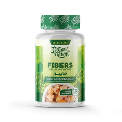 Organic Nation Fibers Gum Acacia-30Serv.-120 Capsules