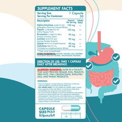 Organic Nation Optimum Digest 30Serv.-30 Capsules
